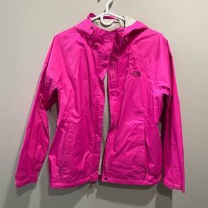 NORTH FACE hot pink light jacket